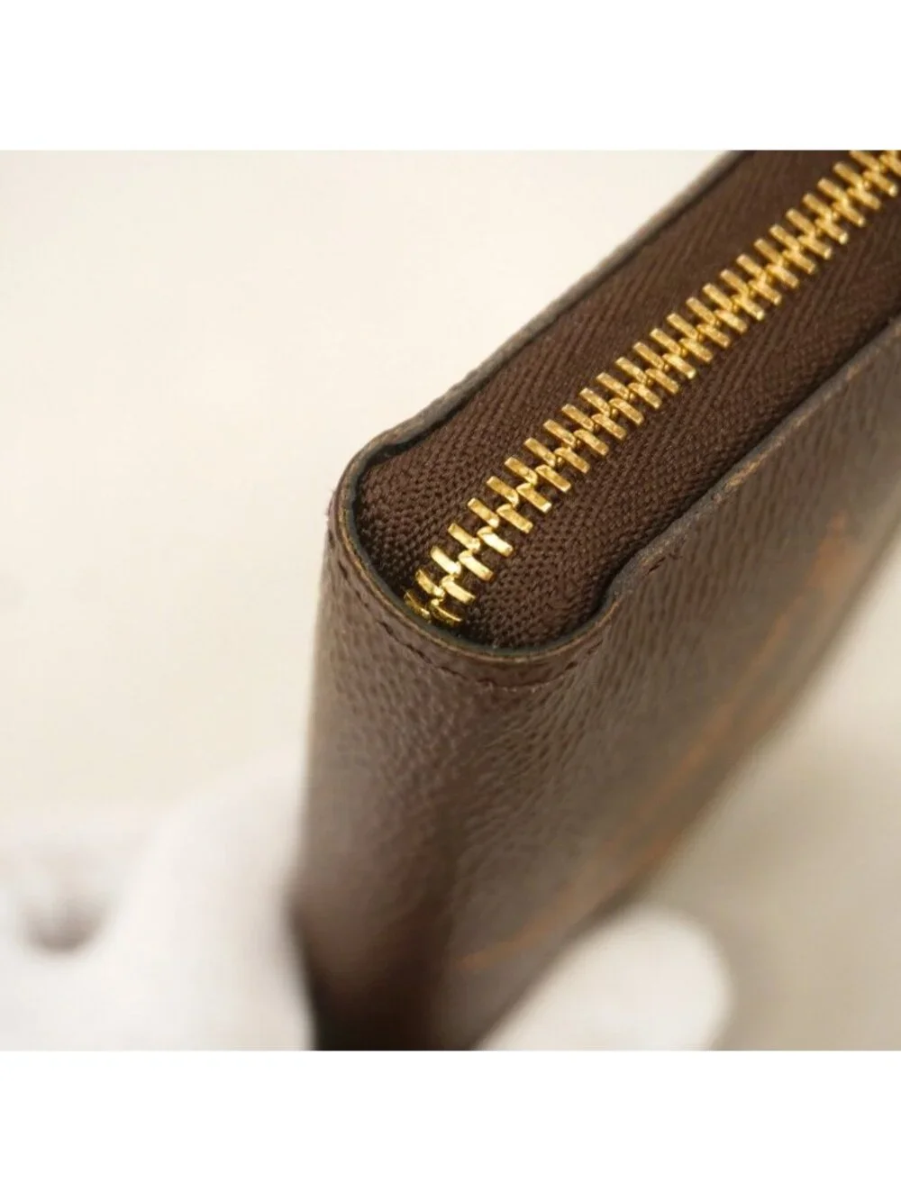 Louis Vuitton Coin Case Monogram Giant Zippy Purse Brown